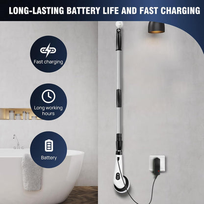Gleam Pro — Electric Power Scrubber (9-in-1 rotating head)